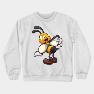 Dangerous Cartoon Bee Crewneck Sweatshirt